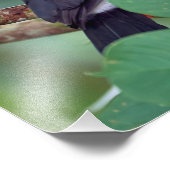 木カラフルの枝に止まったトゥーカン フォトプリント            (角)