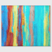 木カラフルモダン粒の背景#20 ラッピングペーパー (フラット)