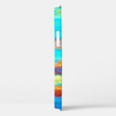 木カラフルモダン粒の背景#31 Case-Mate iPhoneケース (裏面 / 右)