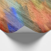 木カラフルモダン粒の背景#37 ラッピングペーパー (角)