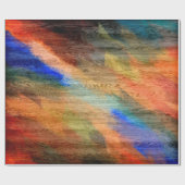 木カラフルモダン粒の背景#37 ラッピングペーパー (フラット)