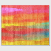 木カラフルモダン粒の背景#7 ラッピングペーパー (フラット)