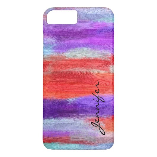 木カラフルモダン粒ルック#9 Case-Mate iPhoneケース (裏面)