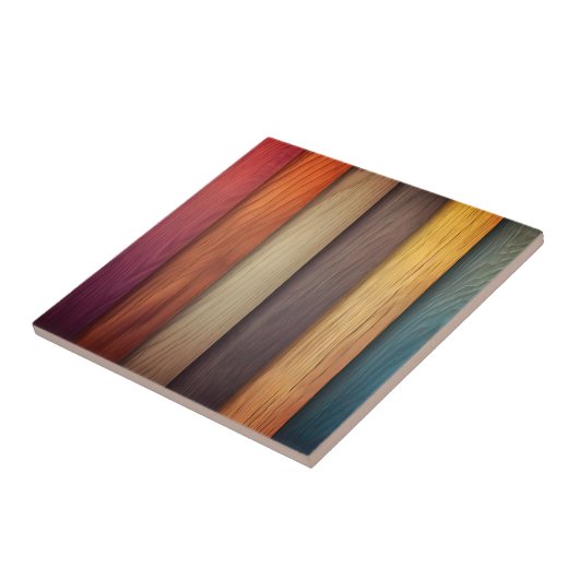 木カラフル瓦 タイル (側面)