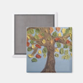 木カラフル磁石 マグネット (正面/裏面)