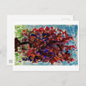 木カラフル葉書 ポストカード (正面/裏面)