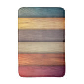 木カラフル風呂マット バスマット (正面縦)