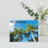 木カリブの材 ポストカード (スタンド正面)