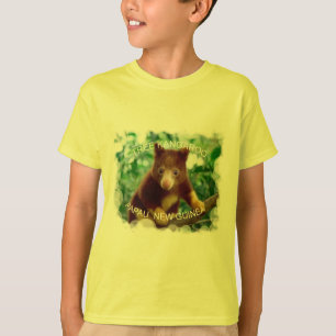 木カンガルー Tシャツ
