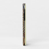 木クールフェイクのヒマワリ木彫り写真 Case-Mate iPhoneケース (裏面/左)