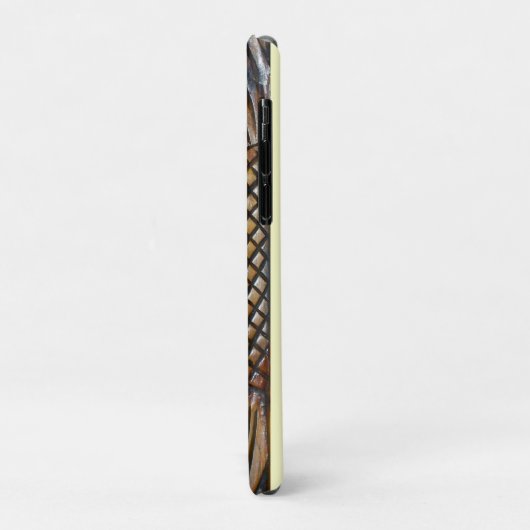 木クールフェイクのヒマワリ木彫り写真 Case-Mate iPhoneケース (裏面/左)