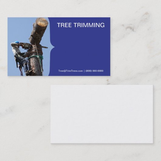 木サービスの削減 名刺 (正面/裏面)