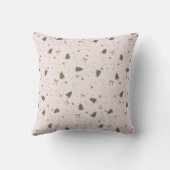 木シンプルと弓のクリスマスピロー クッション (裏面)