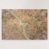 木ジグソーの風光明媚な天頂のパズル ジグソーパズル (横)