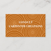 木スタイリッシュモダン工工プロフェッショナル 名刺 (正面)