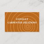 木スタイリッシュモダン工工プロフェッショナル 名刺 (正面)