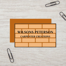 木スタイリッシュモダン工工プロフェッショナル 名刺