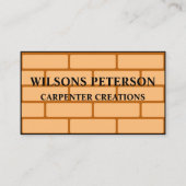 木スタイリッシュモダン工工プロフェッショナル 名刺 (正面)