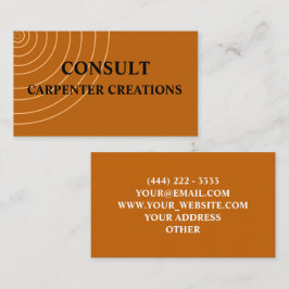 木スタイリッシュモダン工工プロフェッショナル 名刺