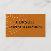 木スタイリッシュモダン工工プロフェッショナル 名刺 (正面)