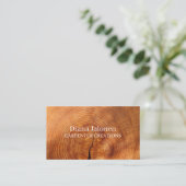 木スタイリッシュモダン工工建築蕪林 名刺 (スタンド正面)