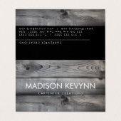 木スタイリッシュモダン工工建築蕪林 名刺 (外部フラット)