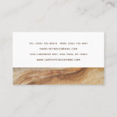 木スタイリッシュモダン工工建築蕪林 名刺 (裏面)