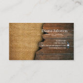 木スタイリッシュモダン工工建築蕪林 名刺 (裏面)