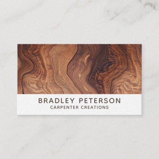 木スタイリッシュモダン工工建築蕪林 名刺 (正面)