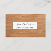 木スタイリッシュモダン工工建築蕪林 名刺 (正面)