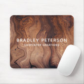 木スタイリッシュモダン工工建築 マウスパッド (マウス)