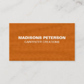 木スタイリッシュモダン工工建築 名刺 (正面)