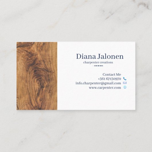 木スタイリッシュモダン工工建築 名刺 (裏面)