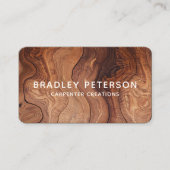 木スタイリッシュモダン工工建築 名刺 (正面)