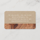 木スタイリッシュモダン工工建築 名刺 (裏面)