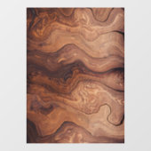 木スタイリッシュモダン工背景 ウィンドウサイン (シート)