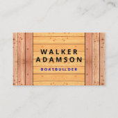 木デザイン(手作り)木に似ている 名刺 (正面)