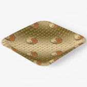 木ネズミの年 ペーパープレート (傾斜あり)