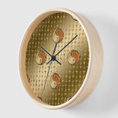 木ネズミの年 壁時計 (傾斜)