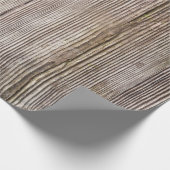 木ノットオークスタイル木目ストライプ粒 ラッピングペーパー (角)