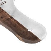 木パーソナライズされたと大理石のファミリ名引用文 カッティングボード (角)