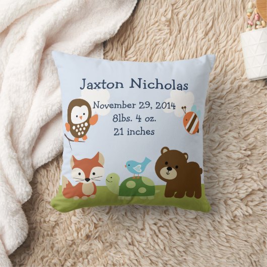 木パーソナライズされたのてっぺんの枕の形見 クッション (ブランケット)