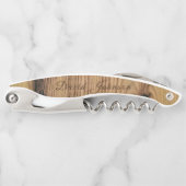 木パーソナライズされたの外観 ソムリエナイフ (正面)