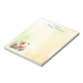 木パーソナライズされた地獣の机から ノートパッド (回転)