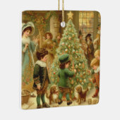 木ビクトリアンにクリスマス飾イブ セラミックオーナメント (右)