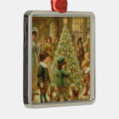 木ビクトリアンにクリスマス飾イブ メタルオーナメント (右)