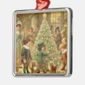 木ビクトリアンにクリスマス飾イブ メタルオーナメント (左)