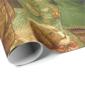 木ビクトリアンにクリスマス飾イブ ラッピングペーパー (ロールコーナー)