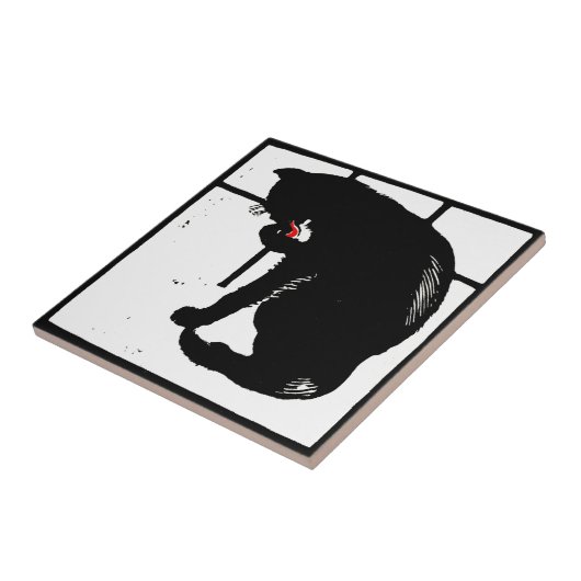 木ビクトリアン切り獣コースター タイル (側面)