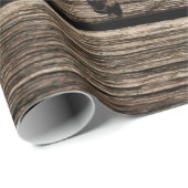 木フェイク型素朴包み紙 ラッピングペーパー (ロールコーナー)